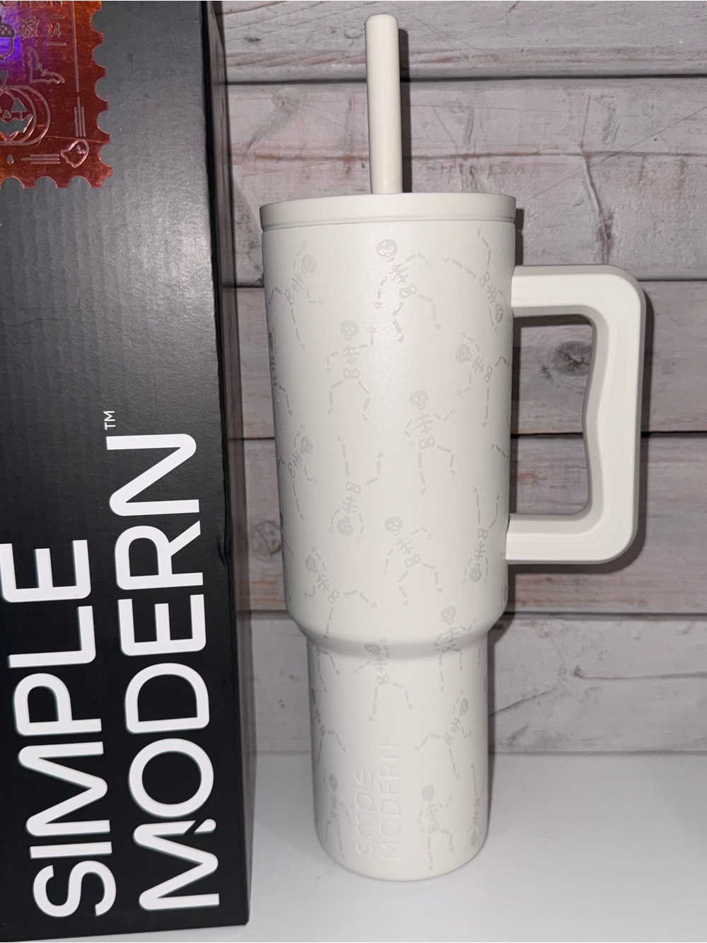 Simple Modern 2024 Harvest Halloween Collection Dancing Skeletons Trek Tumbler 💀